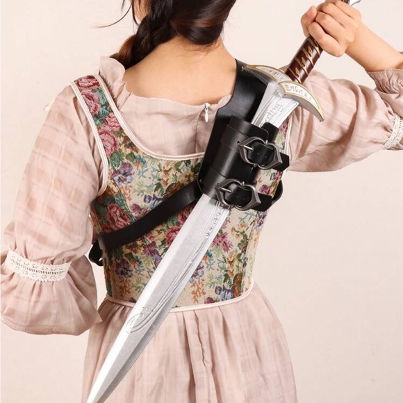 Harness Medieval Renaissance Scabbard Sheath New - Picture 8 of 10